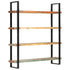 Rustika Rowe -  4-Tier Bookcase 160x40x180 cm Solid Reclaimed Wood